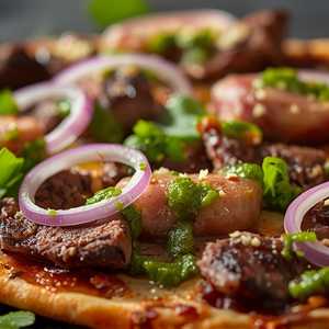 Lamb Pizza