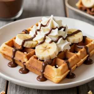 Nutella Chocolate Waffles - Single