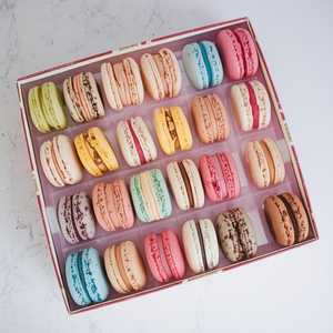 24 Pack Macarons or Chocolates