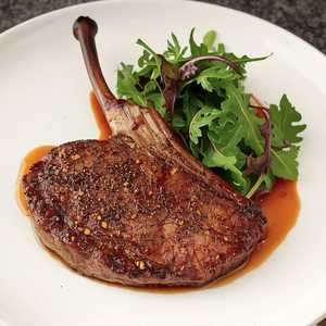 VEAL RIB AU POIVRE