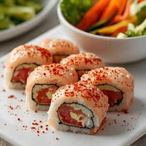 Spicy Tuna Roll & Salad Lunch Combo