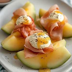 Chilled Melon And Ham