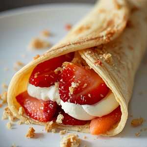 Strawberry Shortcake Crepe