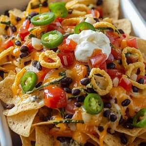 Black Bean Nachos