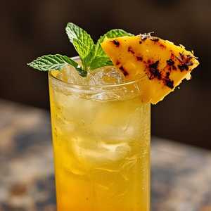 Grilled Pineapple Mojito