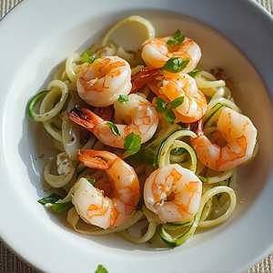 Shrimp Scampi Zucchini