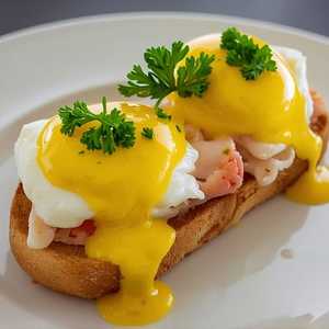 SNOW CRAB EGGS BENEDICT