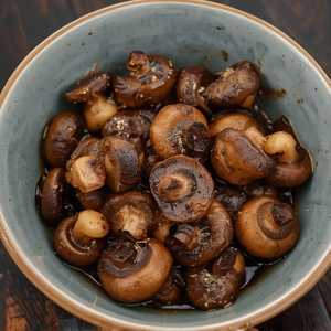 Roasted Mushrooms in Wine