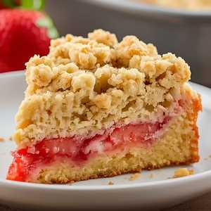 Strawberry Crumble Cake