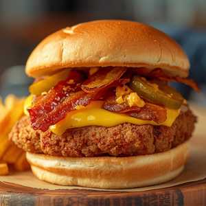 CRISPY CHICKEN CHEESE & BACON