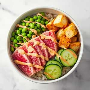 #1 AHI TUNA POKÉ RICE BOWL*