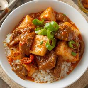 Spicy Fish / Beef w/ Tofu on Rice