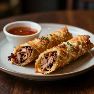 Pastrami Egg Roll
