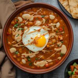Egyptian Egg and Beans