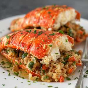 Stuffed Lobster Tails