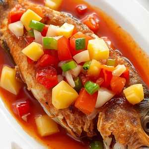 Fried Red Snapper/ Stripe Bass In Sweet & Sour Sauce