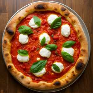 Pizza Rossa con Stracciatella