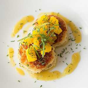 Golden Seared Crab Cakes