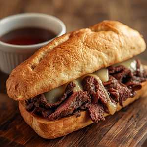 French Dip Filet Sandwich