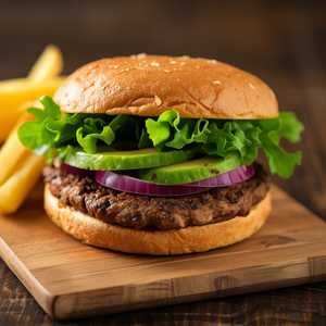 Veggie Mushroom Burger