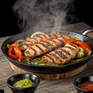 Grilled Chicken Breast Fajitas