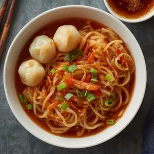 Shrimp Dumpling Lo Mein