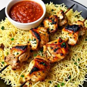 Herb-Marinated Chicken Skewers
