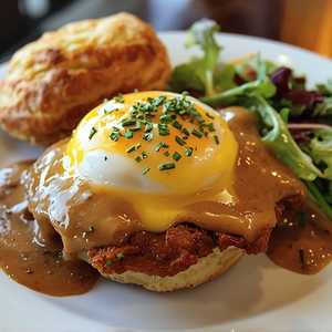Chicken-Fried Benedict