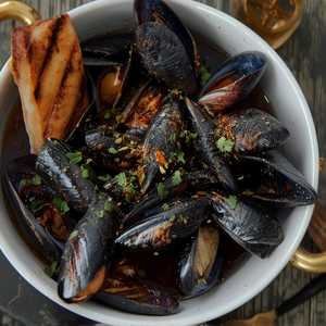 Wok-Roasted Lemongrass Mussels
