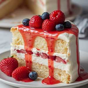 Strawberry Cream Cake