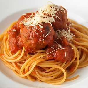 SPAGHETTI AND MEATBALLS
