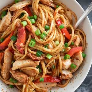 Garlic Shoyu Chicken Noodles