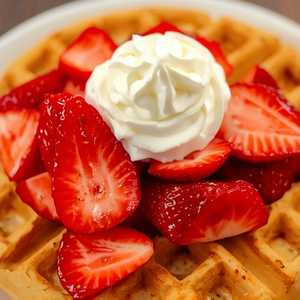 STRAWBERRY WAFFLE