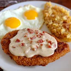 Chicken Fried Steak & Eggs