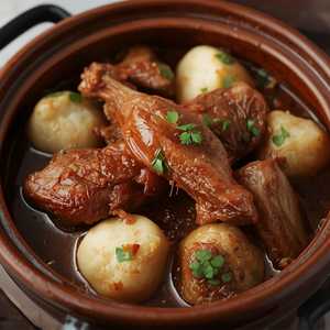 BBQ Duck & Taro Hot Pot