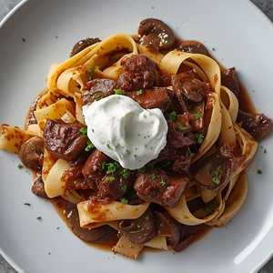 Short Rib Stroganoff
