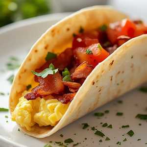 Bacon Breakfast Taco