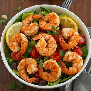 ENSALADA CESAR CON CAMARONES