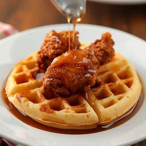 Nashville Crispy Chicken + Waffles