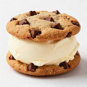 Chocolate Chip Cookie Ice Cream Sandwich