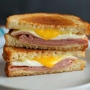 Smoked Ham and Egg* Sandwich