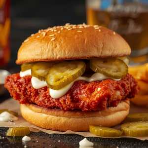 Nashville Hot Big Crispy® Chicken Sandwich