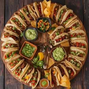 Classic Party Taco Box (30 Tacos, Guacamole, Chips & Salsa)