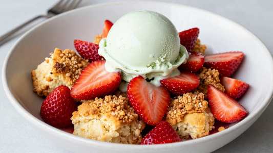 Strawberry Shortcake Cobbler