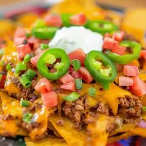 Beef or Chicken Nachos*