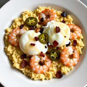Shrimp 'n' Cheesy Bacon Grits