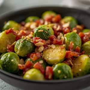 Maple Glazed Brussel Sprouts