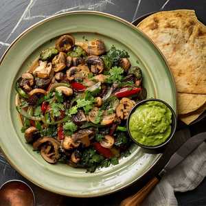 Pasilla Poblano Con Hongo Fajitas