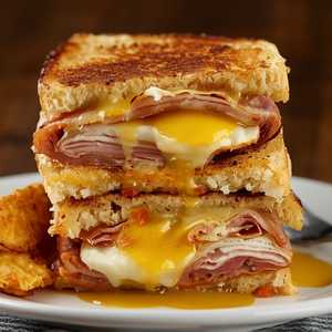 French Toast Club Sandwich