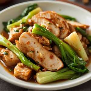 Chicken With Seasonal Vegetable 时菜鸡